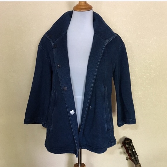 Ag adriano goldschmied dode indigo terry jacket - Picture 7 of 11